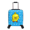 Available Cartoon Kids Swing Suitcase Box Yellow Zipper Travel 18inch