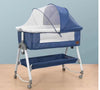 Available Baby Bassinet Bedside Crib for Baby 3-in-1 built in Storage Basket for Newborn