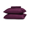 Solid Purple King Swing Size Sheet With 2 Pillow