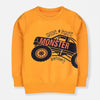 Monster Free Ride Mustard Terry Sweatshirt