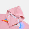 KK Baby Pink Rainbow Unicorn Zipper Hoodie 5496