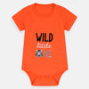 KK Wild Little One Orange Embroided Romper 5700