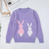 Bunny Purple Soft Knitted Woolen Sweater 6324