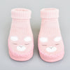 XBR Face Pink Comfortable Socks Booties 5468