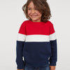 HM Red White & Blue Stripes Sweatshirt 5366