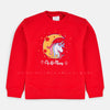 ZR Red Unicorn On The Moon Sweatshirt 5460
