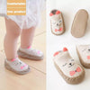 Kids Brown & Pink  Antislip Floor Socks 5378