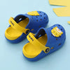HEREN Anti slip Royal Yellow Blue Breathable Slippers 5205 - koko.pk