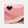 LR Light Pink & Black Heart Sweatshirt 5226