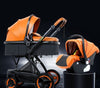 Pre-Book Baby Stroller 2 in 1/ 3 In 1 High Landscape Eco Leather Shock Absorber