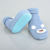 XBR Bear Blue Comfortable Socks Booties 5466