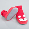 XBR Red Comfortable Socks Booties 5471