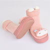 XBR Cow Pink Comfortable Socks Booties 6215