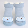 XBR Sheep Blue Comfortable Socks Booties 6214