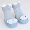 XBR Sheep Blue Comfortable Socks Booties 6214