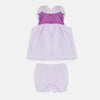 White Chicken Kari Frill Frock And Short 2 Piece Set 5540