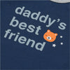 KK Navy Blue Daddy Best Friend Romper 5757