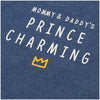 KK Blue Mommy & Daddy Prince Charming Romper 5896