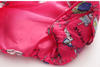 Y5 Animal & Birds Voices Sleeveless Hooded Shocking Pink Puffer Jacket 7002