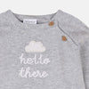FF Hello There Grey Knitted Sweater 6258
