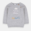 FF Hello There Grey Knitted Sweater 6258