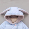 Teal Blue Bunny Inner Kashmiri Puffer Full Sleeve Jacket 7018