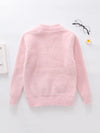 Bunny Pink Soft Knitted Woolen Sweater 6323