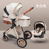 Pre-book Quilted White Stroller Multifunction Elite Baby Pram