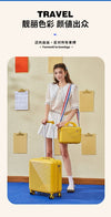 Pre-Book Yellow Square Luggage Bag With Hand Carry