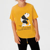 KK Yellow Panda At Full Speed Tshirt 6037