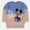 Cute Mickey Blue And Brown Sweater 6310