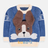 KX Doggy Pocket Fluffy Blue Sweater 6311