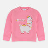 KK No Drama LLama Pink Sweatshirt 5478