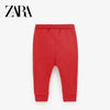 ZR Red Plain Trouser 5278