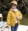 Mustard Hooded Inner Fleece Full Sleeve Jacket 7027