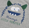 KK Mommy Little Monster Embroided Grey Body Suit 5887