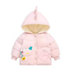 Dino Embossed Baby Pink Full Sleeve Jacket 7031