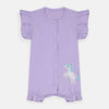 Kk Unicorn Elastic Grip Purple Bodysuit 6177