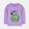 KK Purple Looney Tones Terry Sweatshirt 